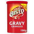 A 190g red container of Bisto Gravy Granules features a yellow £2.99 price label in the top right—ideal for making quick and easy gravy.