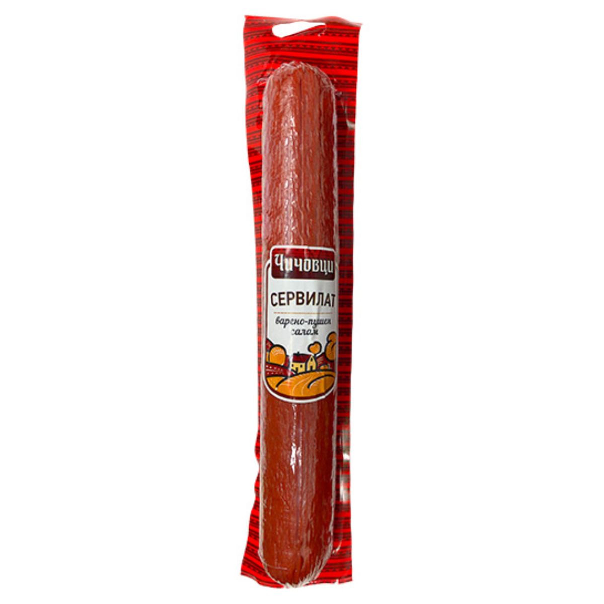 A Boni Salami Servilat (vacuum) in a package.