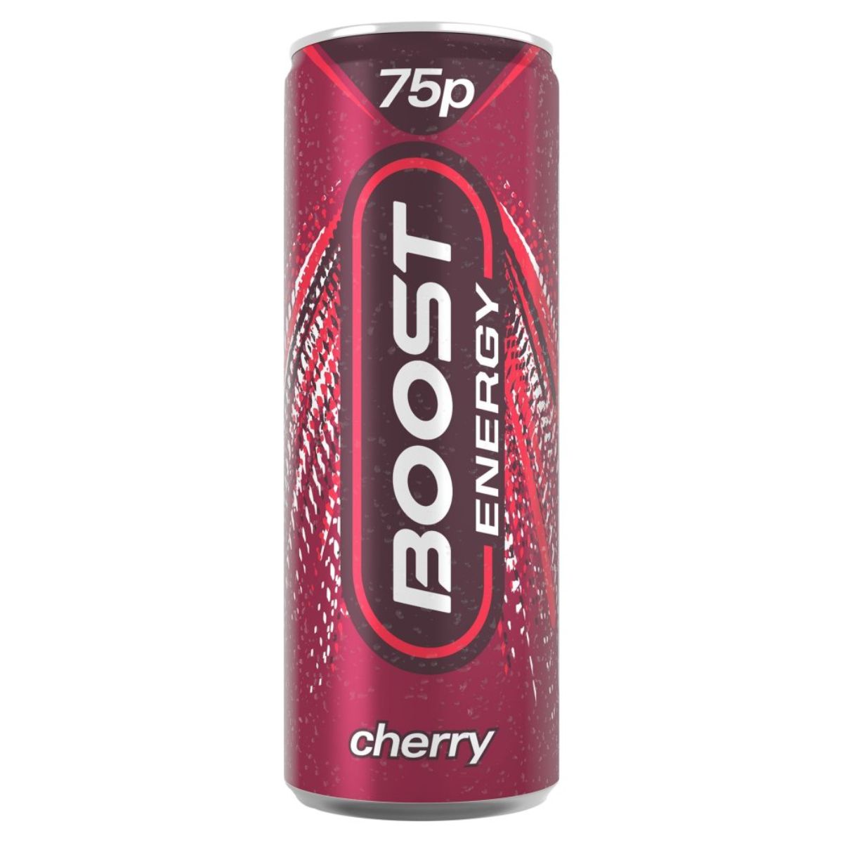A can of Boost - Cherry Burst - 250ml on a white background.