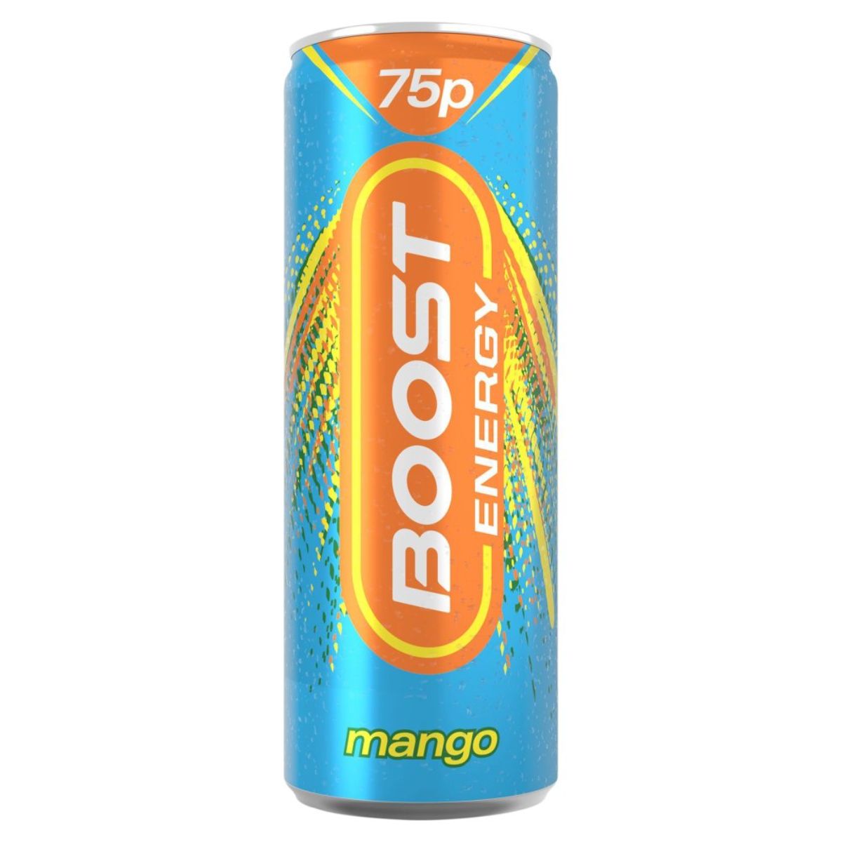 A can of Boost - Mango - 250ml on a white background.