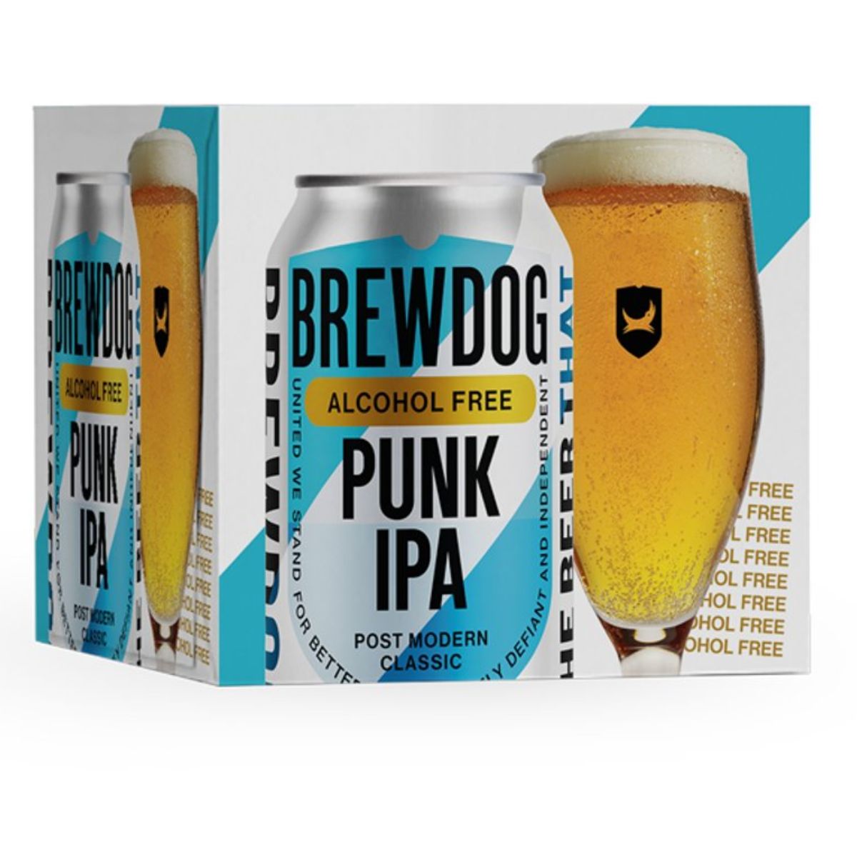 BrewDog - Punk Alcohol Free IPA (0.5% ABV) - 4 x 330ml alcohol free punk ipa.