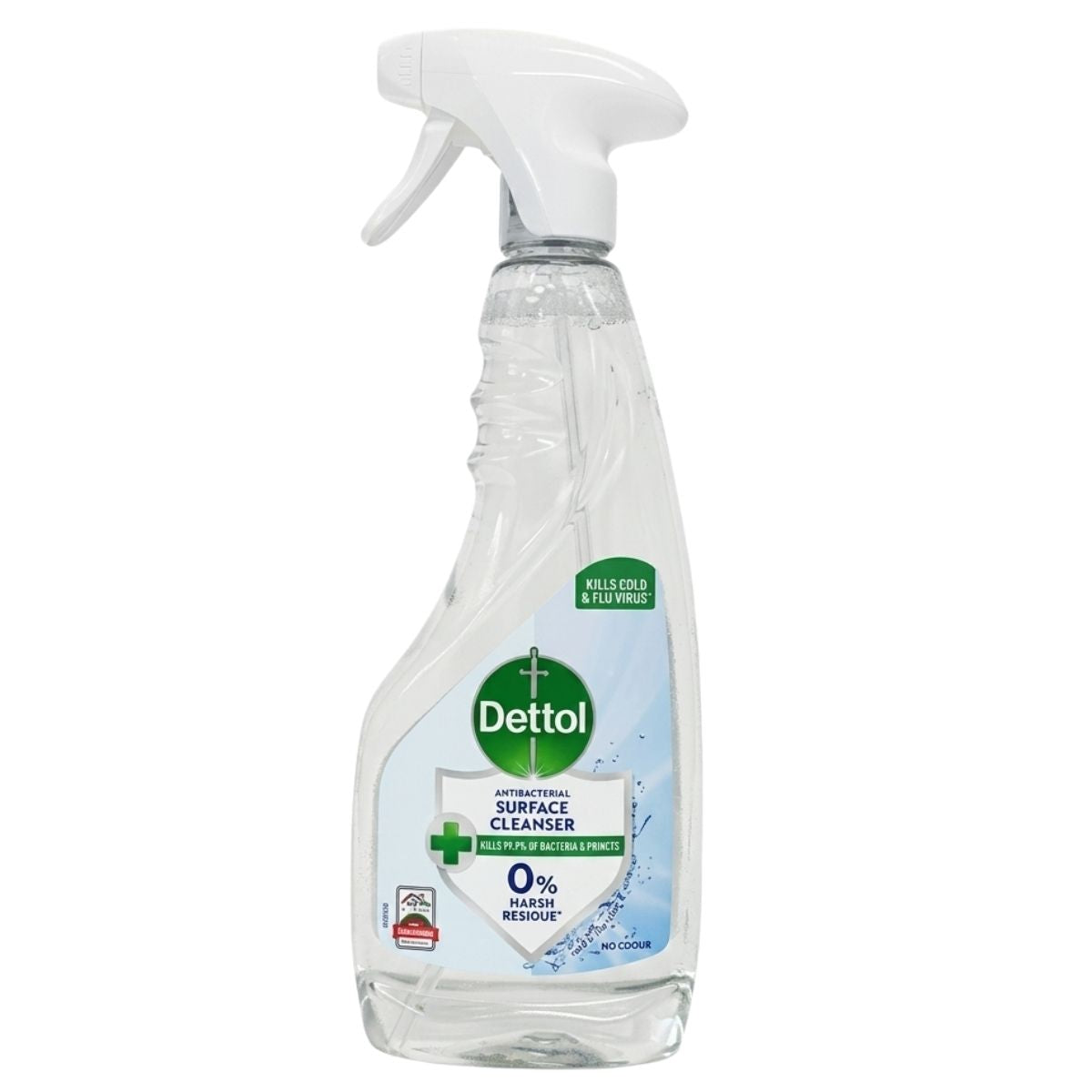 Dettol surface cleaner bottle with a white background