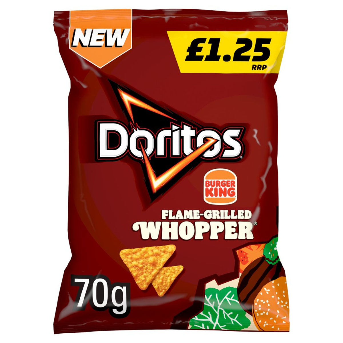 Doritos - Burger King® Whopper® Tortilla Chips - 70g - Continental Food Store