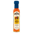A 142ml bottle of Encona Indian Mango Chilli Sauce with a blue cap and illustrated label. This fruity, sweet, and tangy sauce from Encona is versatile and perfect for adding exotic flavour to dishes.