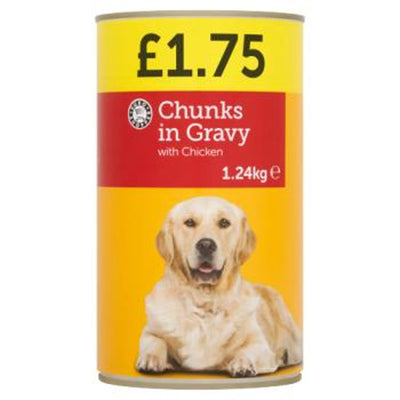 Euro Shopper - Beef & Gravy Dog Food - 1,24kg - Continental Food Store