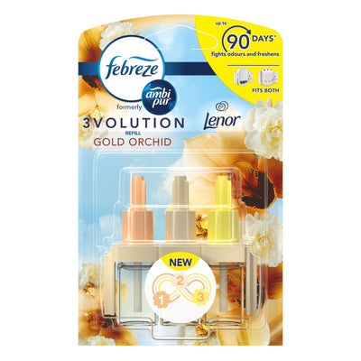Febreze 3Volution Refill Gold Orchid - 20ml air freshener.