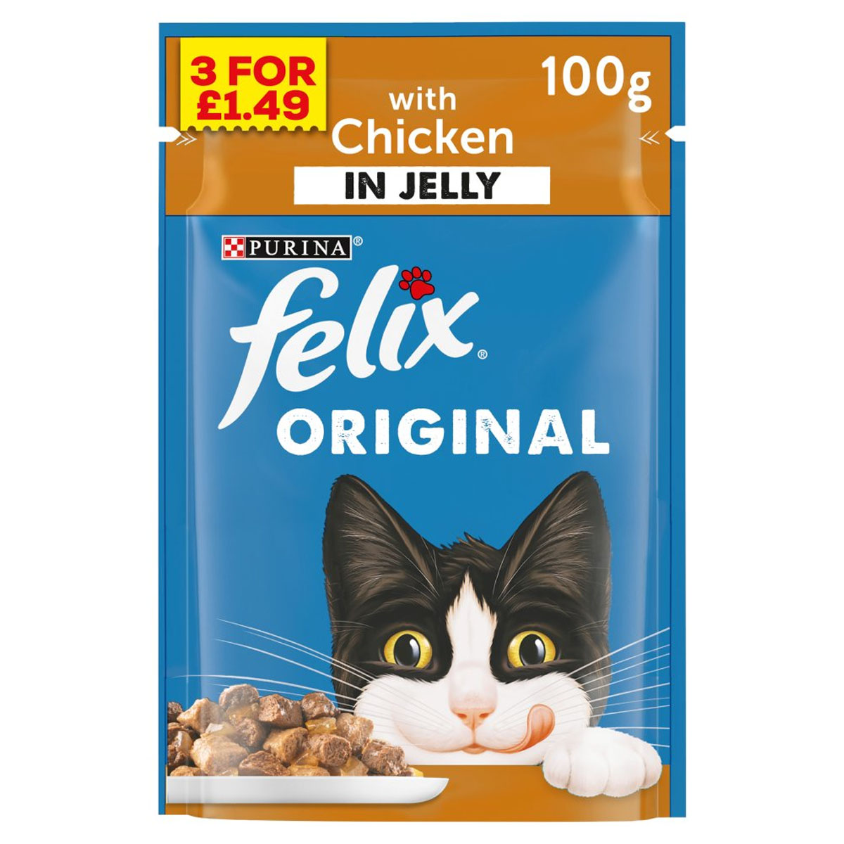 Felix - Original with Chicken in Jelly - 100g - Continental Food Store