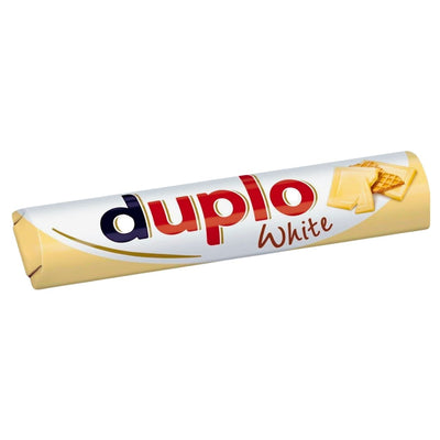 Duplo White chocolate bar packaging on a white background