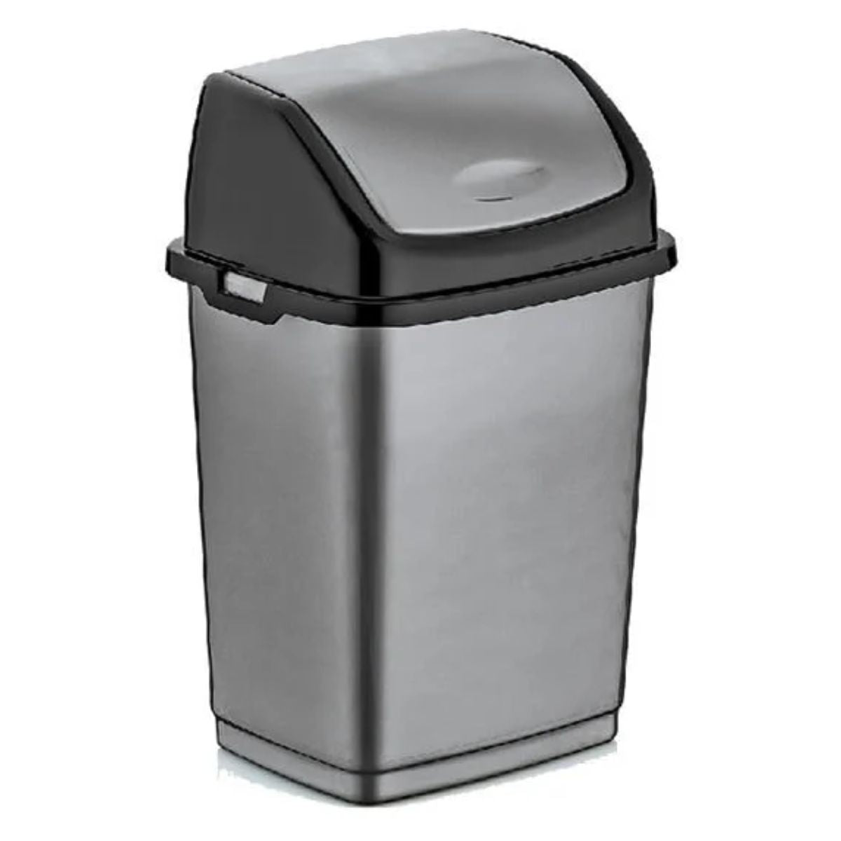 A Fantasy - Swing Top Plastic Bin - 10L with a black swing-top lid, set against a plain background.