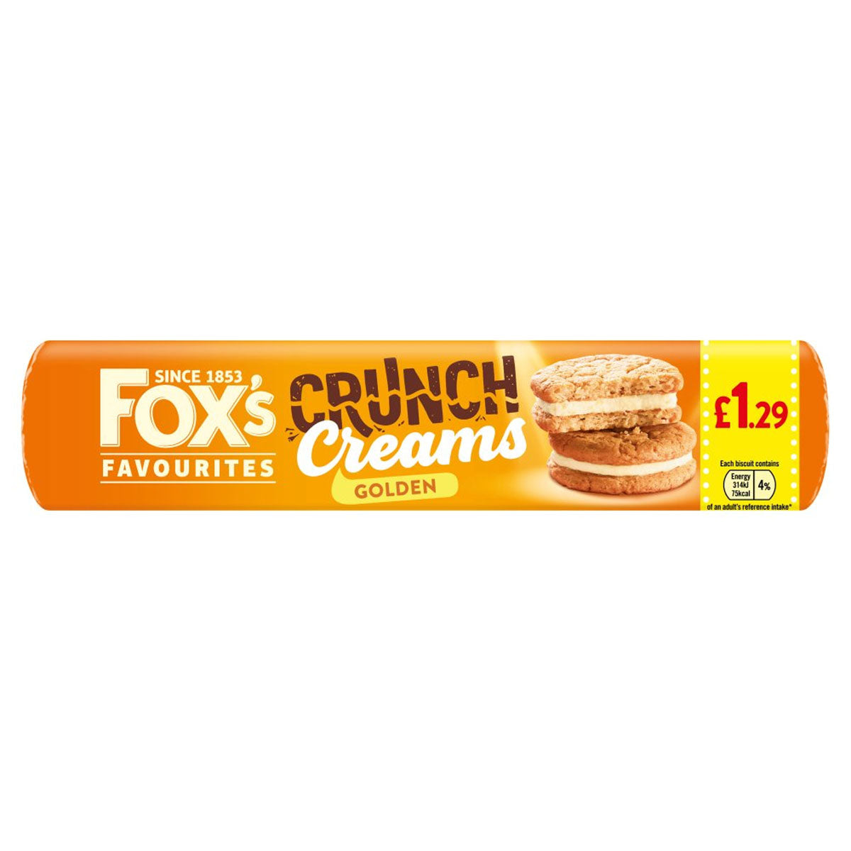 Fox - Favourites Crunch Creams Golden - 200g - Continental Food Store