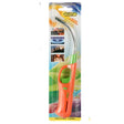 The GSD Flexi Utility Lighter (1 Pc) by GSD features an orange handle, green top, and flexible design—ideal for lighting stoves, candles, and grills.