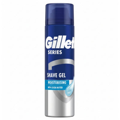 Gillette Series 200ml Shave Gel can on a white background