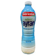A 770ml bottle of Goreme Natural Ayran Yogurt Drink, a refreshing Turkish beverage made with natural ingredients, comes in blue and white packaging.