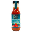 Heera Thai Sweet Chilli Sauce (250ml) comes in a glass bottle with a blue label, featuring red chilies and product details—ideal for anyone who loves a delicious blend of sweet and spicy flavors.