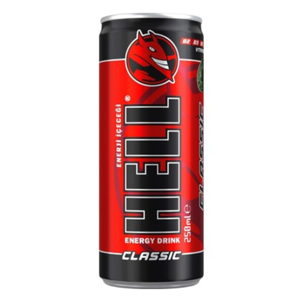 A can of Hell - Energy Drink Classic - 250ml on a white background.
