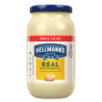 A 400g jar of Hellmann's Real Mayonnaise with a blue lid, priced at £2.99.