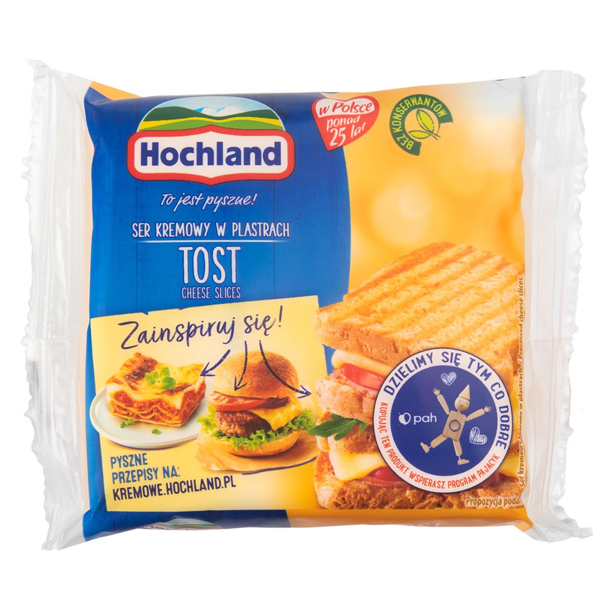 Packaged Hochland - Toast Cheese - 130g slices.