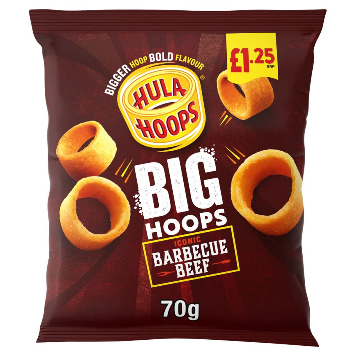 Hula Hoops - Big Hoops Barbecue Beef - 70g - Continental Food Store