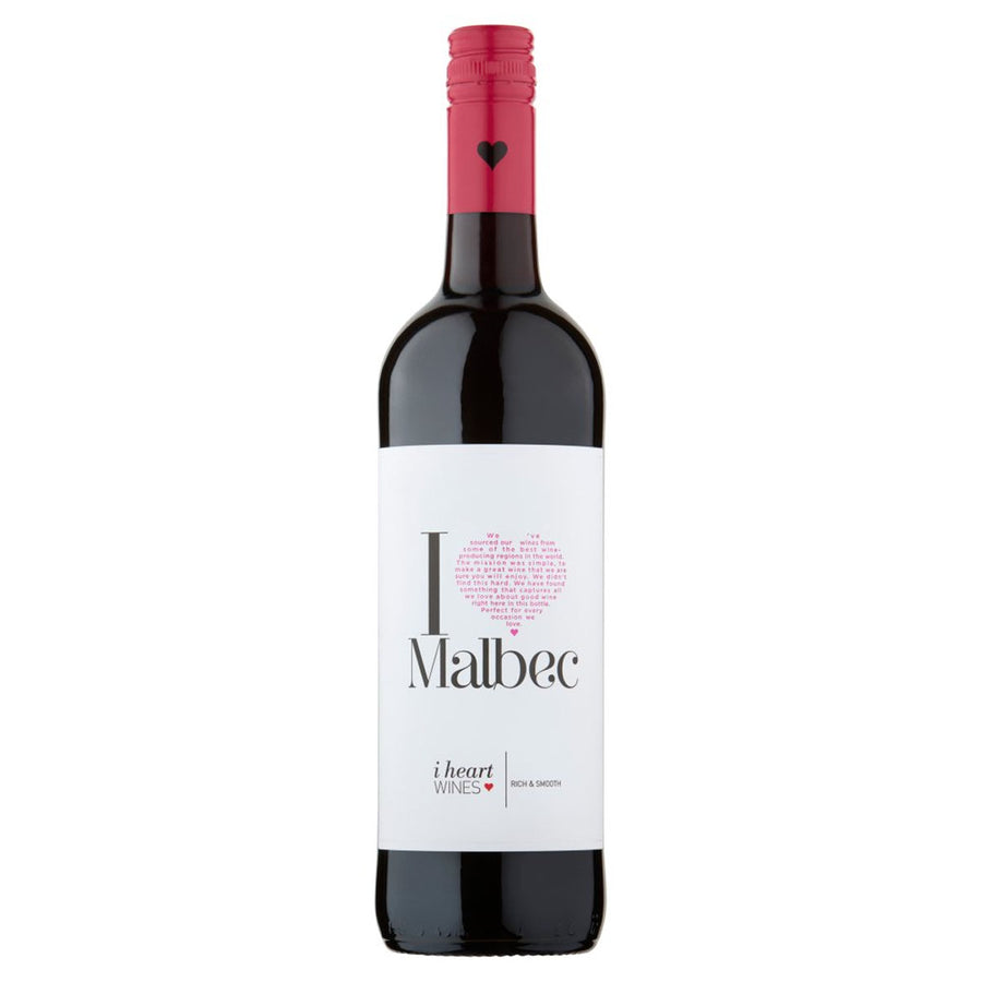 I love I Heart - Malbec (13% ABV) - 750ml.