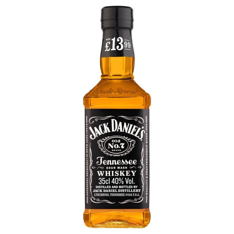 A 35cl bottle of Jack Daniels - Old No 7 Tennessee Whiskey (40.0% ABV), priced at £13.99.