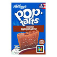 A box of Kellogg's Pop-Tarts Frosted Chocotastic, showcasing a pastry image, nutritional icons, and an American flag emblem with the label "8 x 48g.