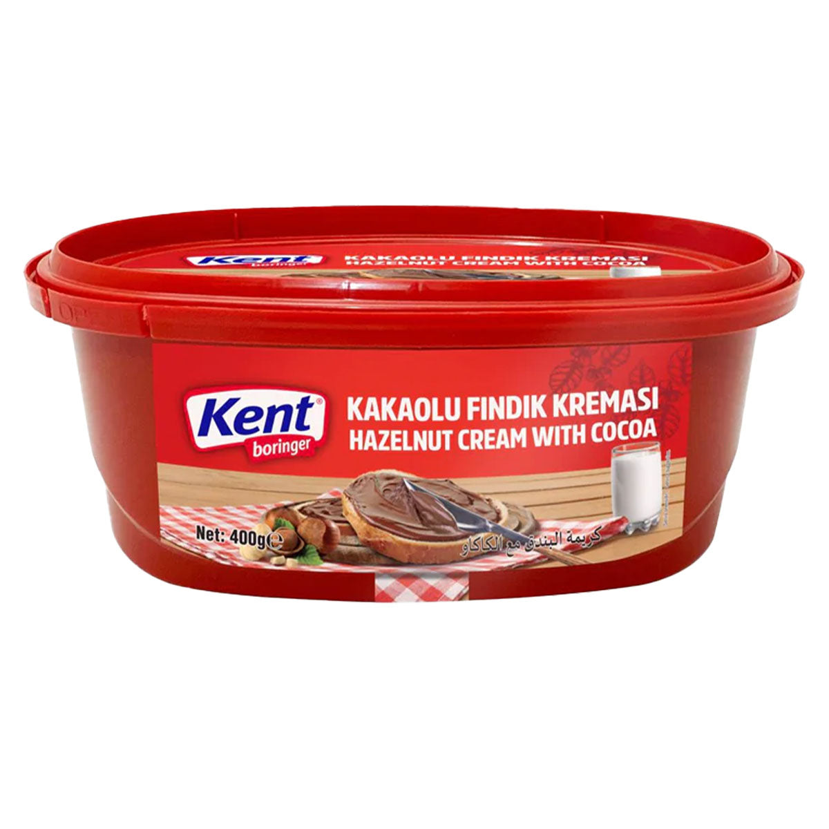 Kent Hazelnut Cream Chocolate - 400g kakuli fenna cream with cocoa.