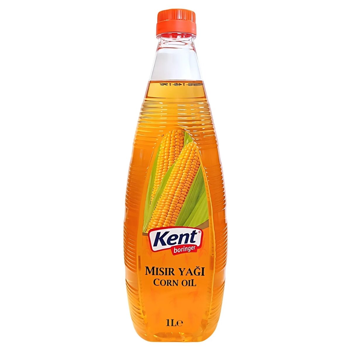 The Kent Boringer Corn Oil 1L bottle is perfect for all your cooking needs and features a vibrant corn image on its label.