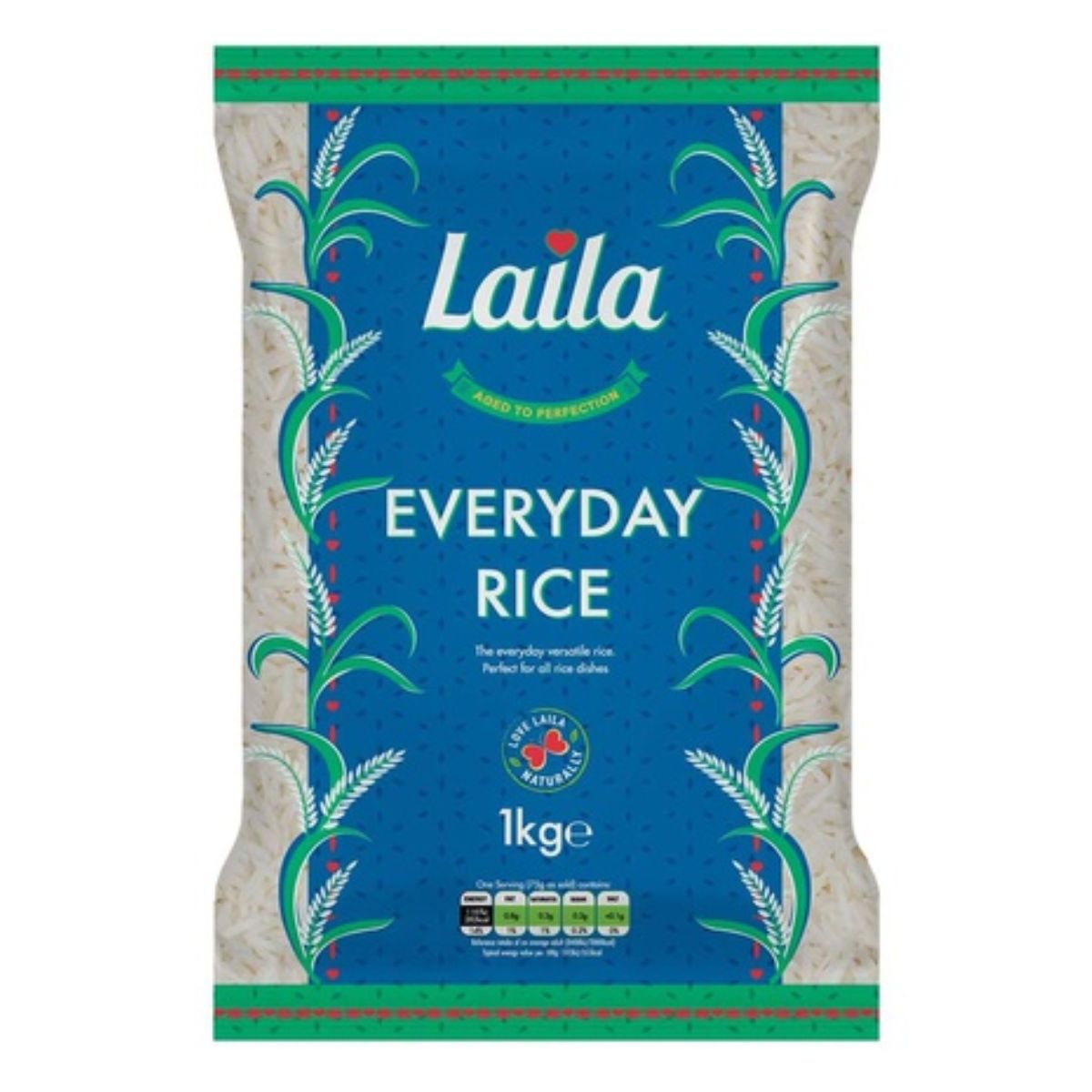 Laila - Long Grain Rice - 1kg everyday rice.