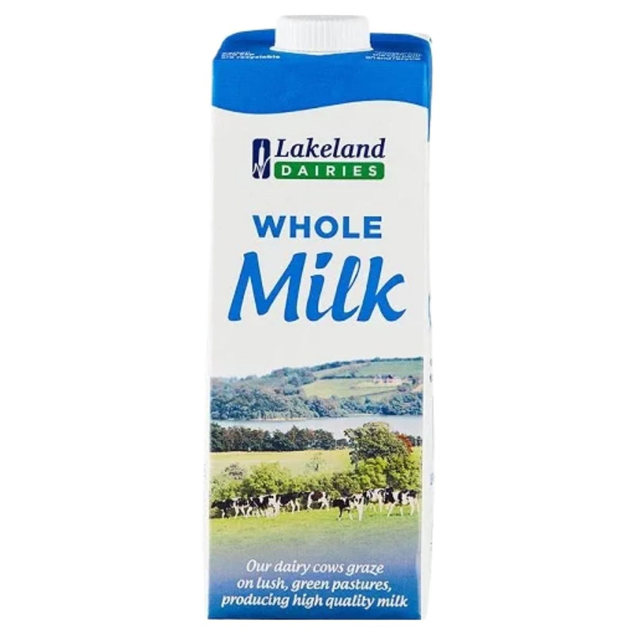 Lakeland Dairies Whole Long Life UHT Milk 1L offers lasting freshness and great taste. Featuring the signature blue and white design, this product from Lakeland Dairies delivers quality whole milk in a convenient, long-life format.