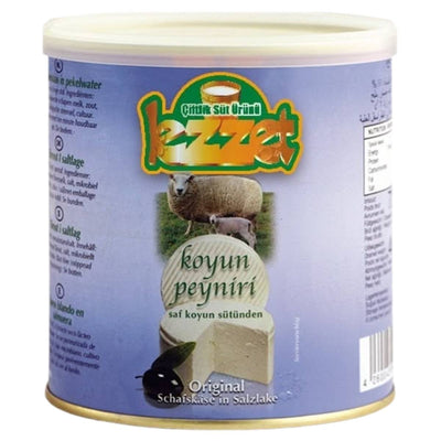 Lezzet 50% Fat Sheep Cheese in Brine (400g) brings classic Mediterranean flavor to your table—enjoy this rich, savory cheese, "koyun peyniri," from the trusted Lezzet brand.