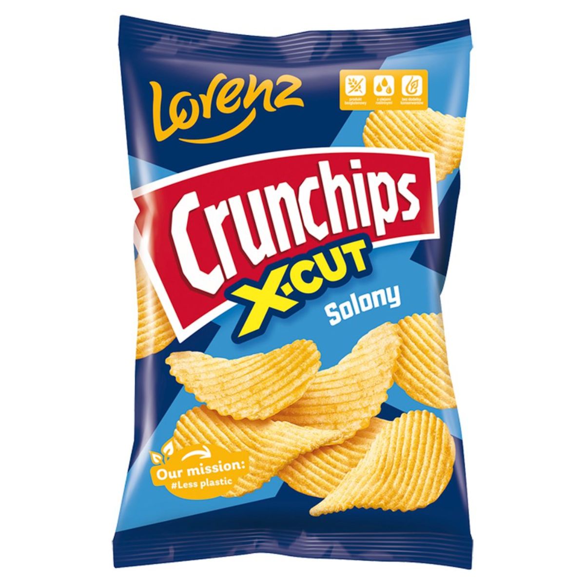 Lorenz - Crunchips X Cut Solony - 140g salted.