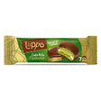 A 182g package of Luppo Chocolate & Pistachio Cake Bites, featuring an image of chocolate-covered cake with pistachio filling.