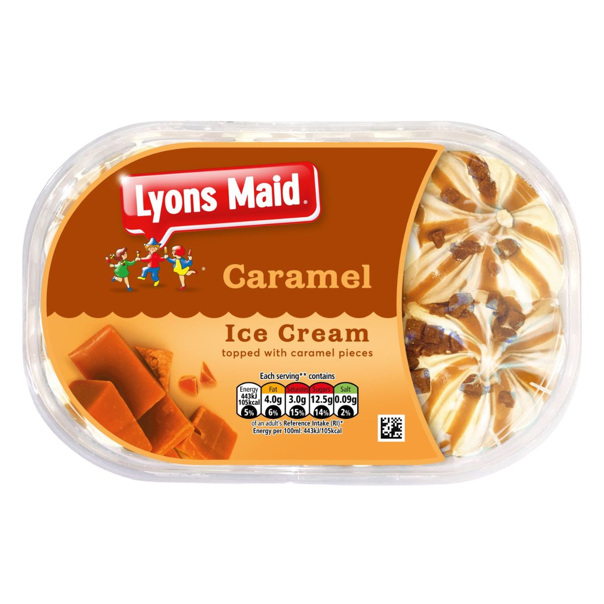 Lyons Maid - Caramel Ice Cream - 900ml.