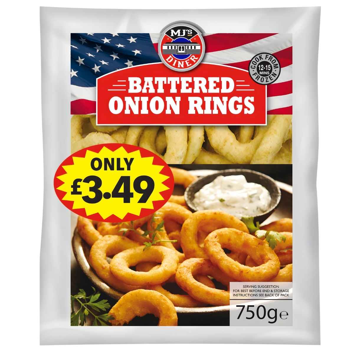 Battered File MJ's - Battered Onion Rings - 750g – Continental Food Store