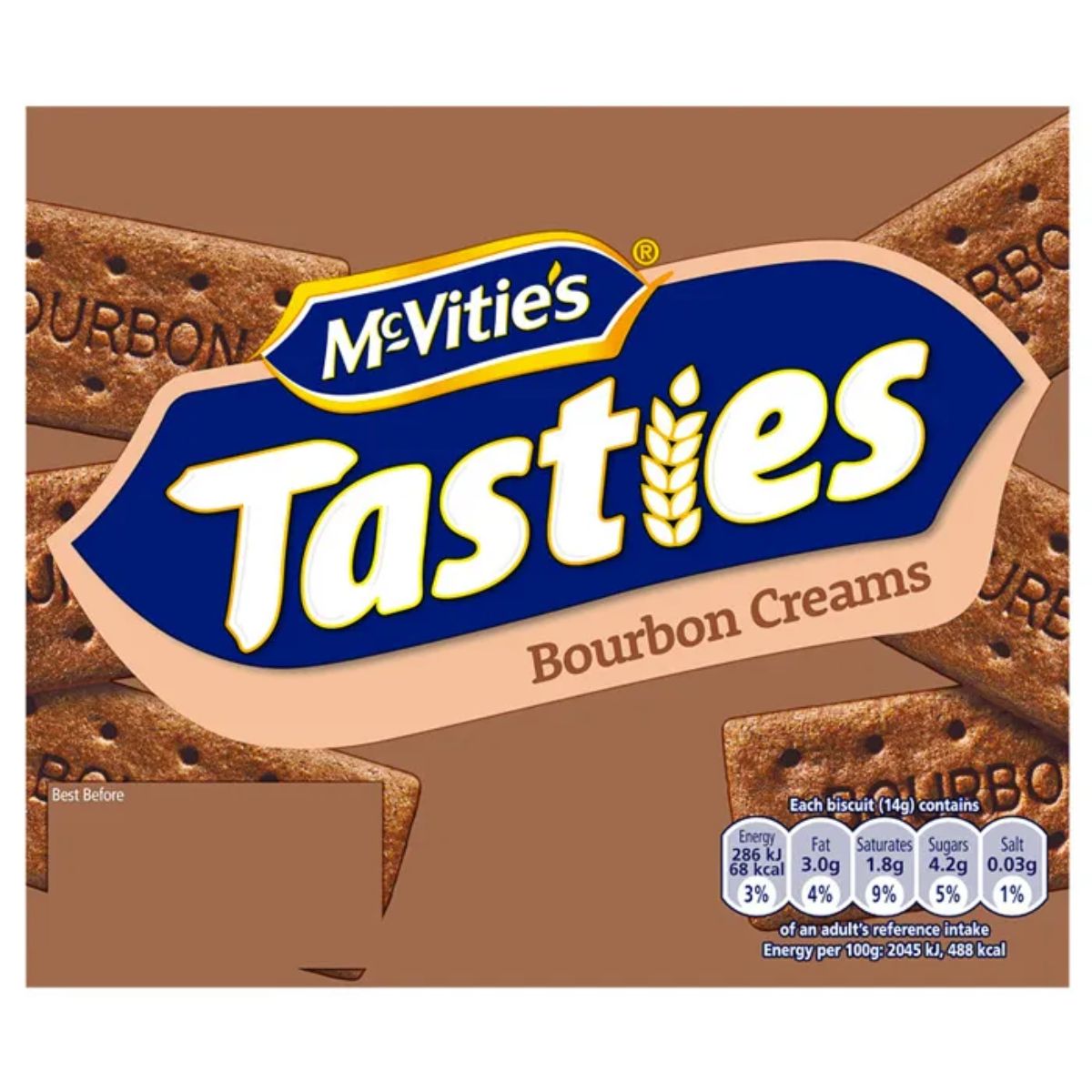 My McVities - Bourbon Cream Biscuits - 300g tastes bourbon creams.