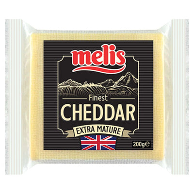 Melis - Extra Mature Cheddar Cheese - 200g natural.