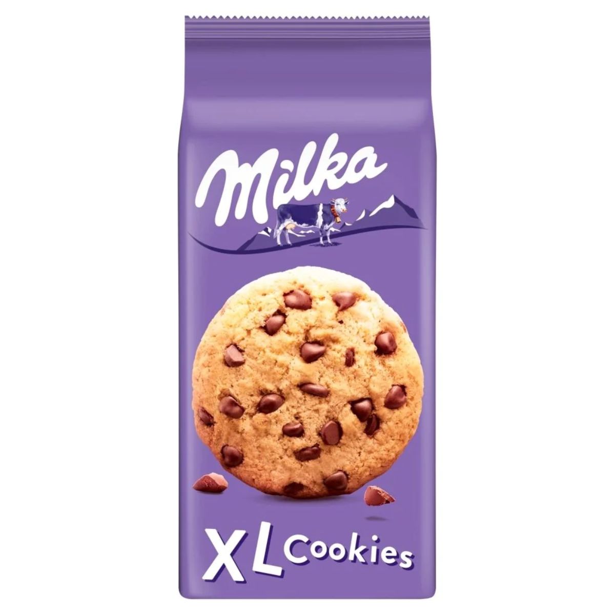 Milka - XL Cookies - 184g chocolate chip cookies.