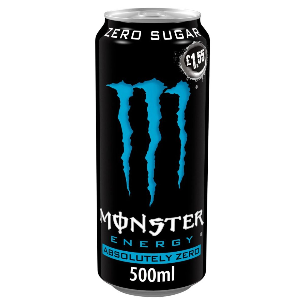 Monster - Energy Drink Absolutely Zero Sugar - 500ml can.