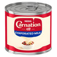 A 170g can of Nestle Carnation Evaporated Milk, ideal for baking or adding creamy richness to your favorite dishes.