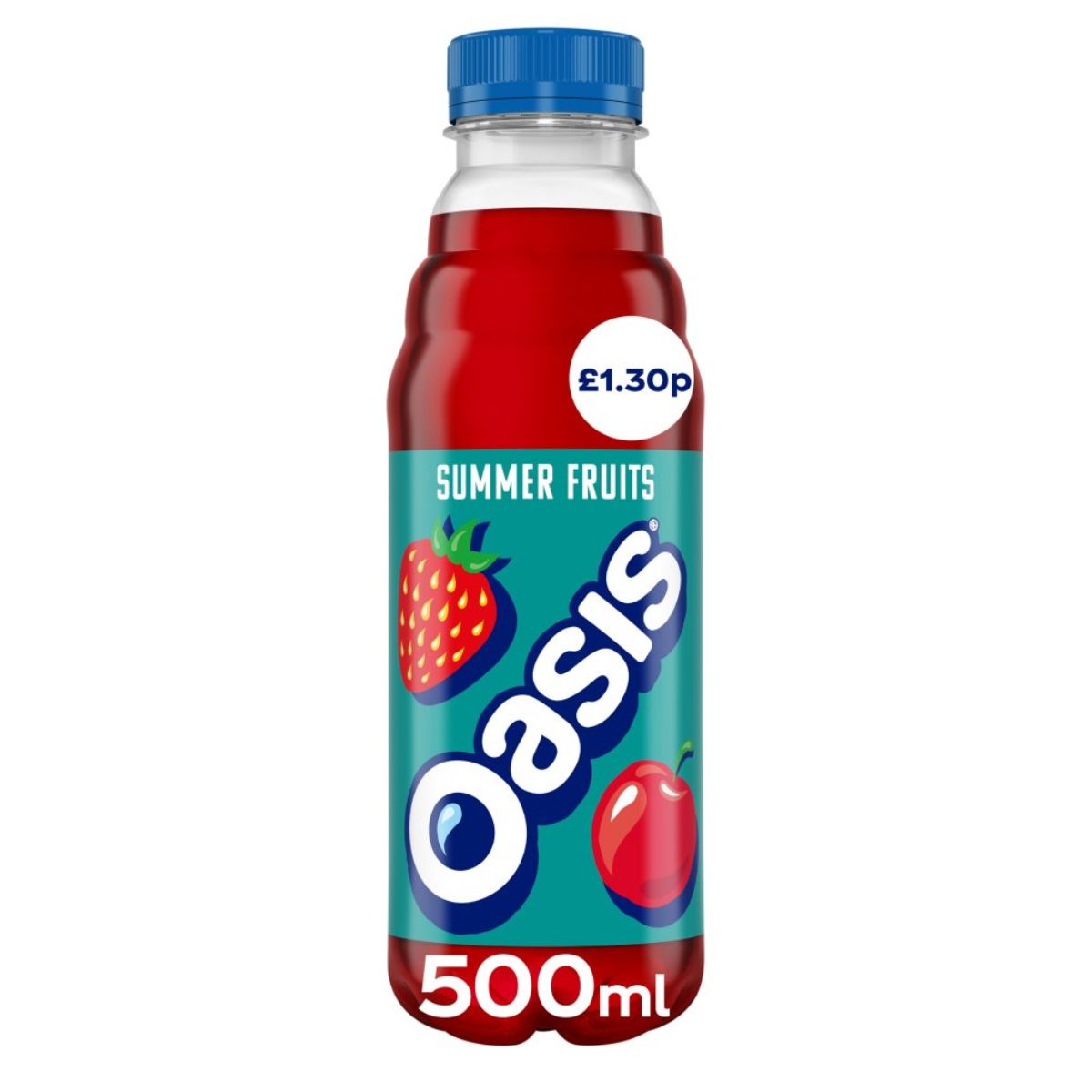Oasis - Summer Fruits - 500ml strawberry juice.