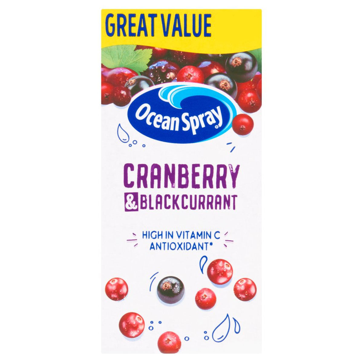 Ocean Spray - Cranberry & Blackcurrant - 1L - Continental Food Store