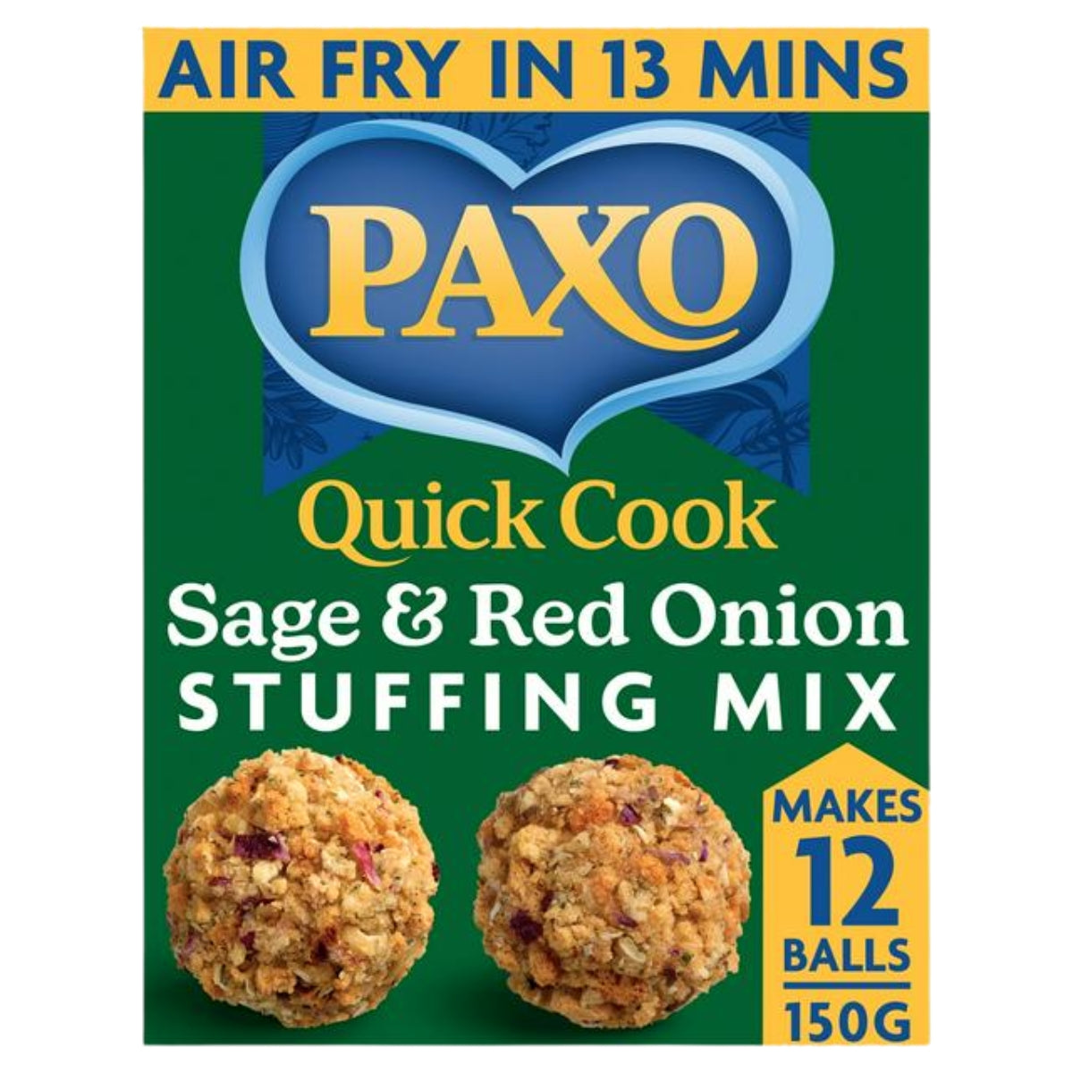 Paxo Quick Cook Sage & Red Onion Stuffing Mix 150g | Continental Food Store