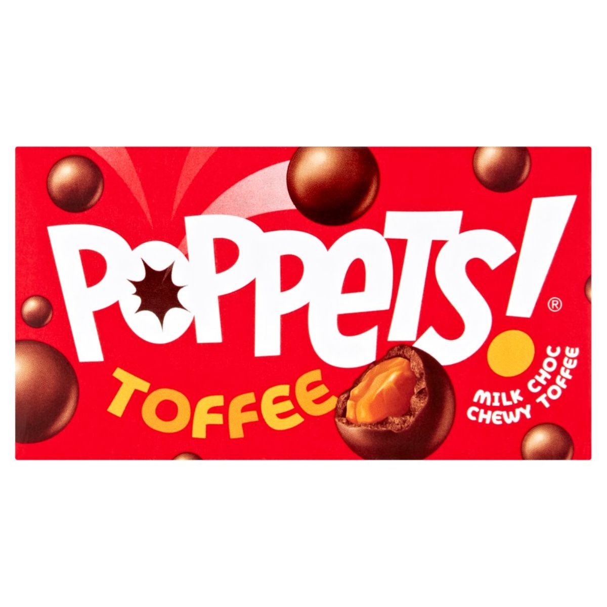 Paynes - Poppets Toffee Milk Choc Chewy Toffee - 39g toffee chocolate bar.