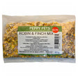 A 300g Peppy Pets Robin & Finch Mix wild bird feed, priced at £1.79, features seeds and grains visible through its clear packaging.