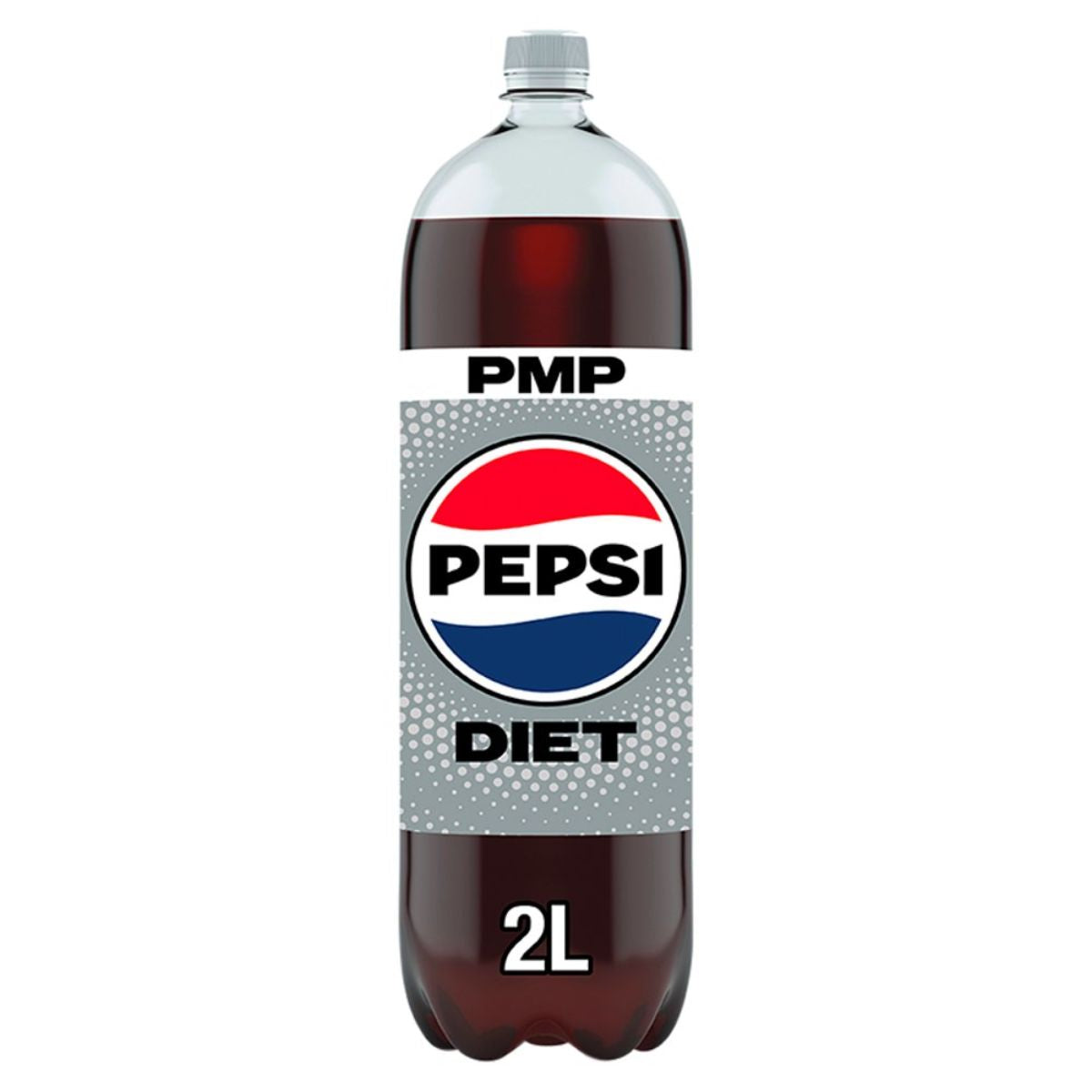 A bottle of Pepsi - Diet Cola Bottle - 2L on a white background.