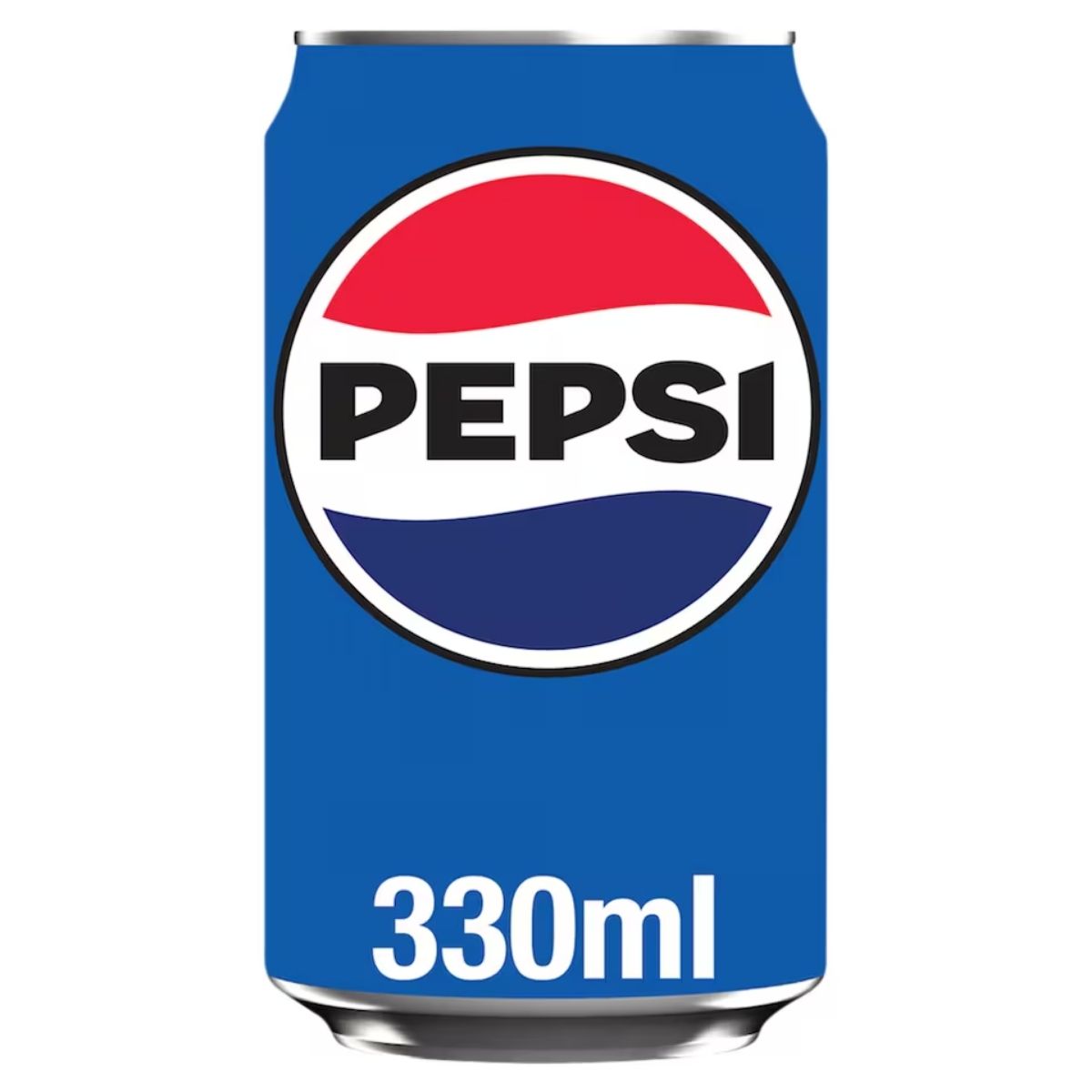 A 330ml Pepsi - Original Can showcasing the signature red, white, and blue Pepsi logo on its blue exterior.