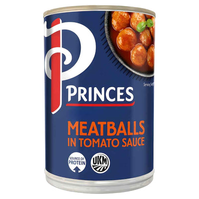 Princes Meatballs In Tomato Sauce (370g) by Princes, shown with meatballs in sauce on the label, is a protein-rich ready meal.