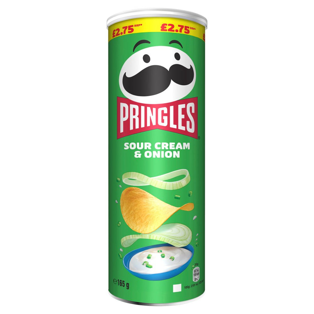 Pringles - Sour Cream & Onion - 165g - Continental Food Store