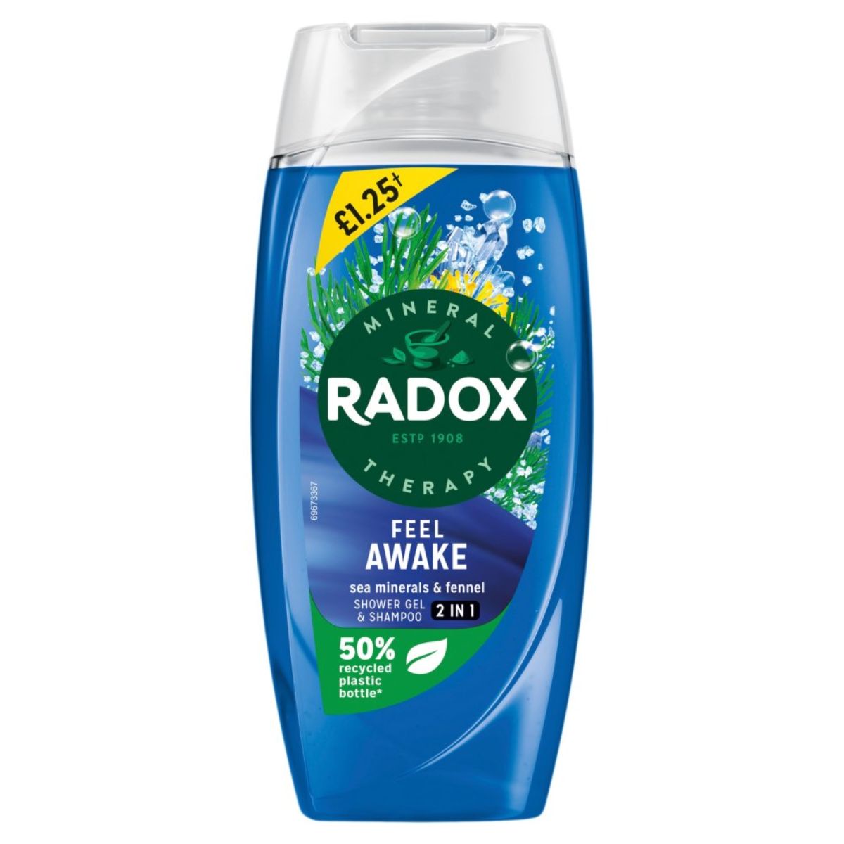 Radox - Mineral Therapy Body Wash Feel Awake - 225ml, 500ml.