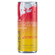 A chilled 250ml can of Red Bull Fuji Apple & Ginger Energy Drink, with condensation on the surface—ideal for a refreshing energy boost.